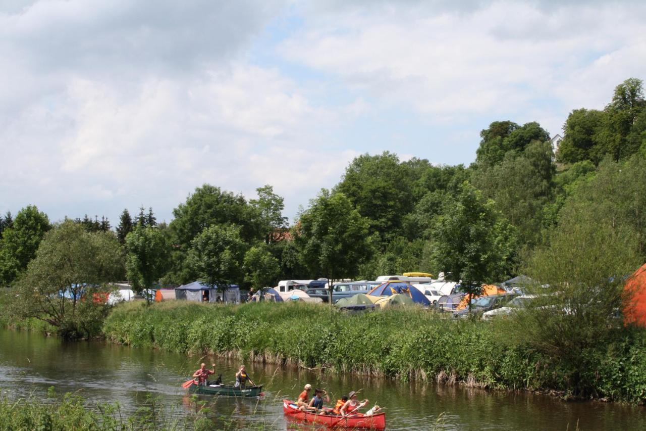Ferienwohnungen Am Campingplatz Trendelburg Extérieur photo